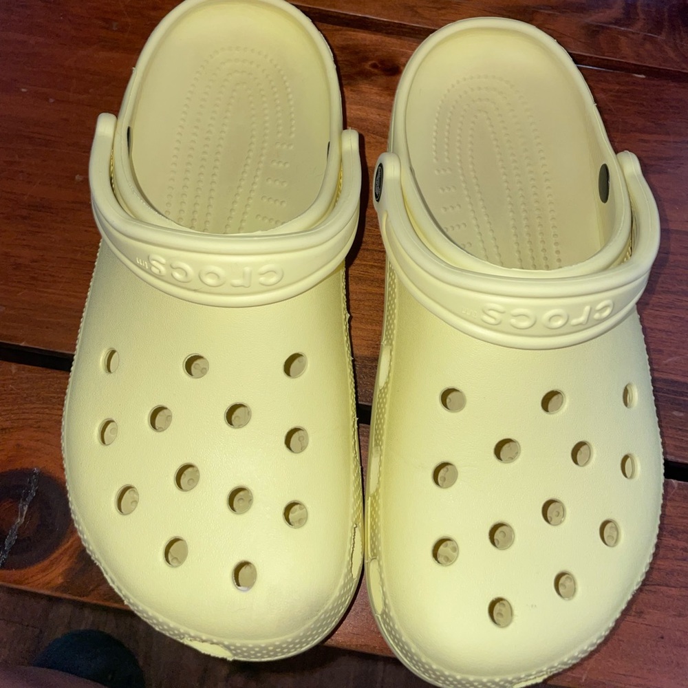 Yellow Crocs
